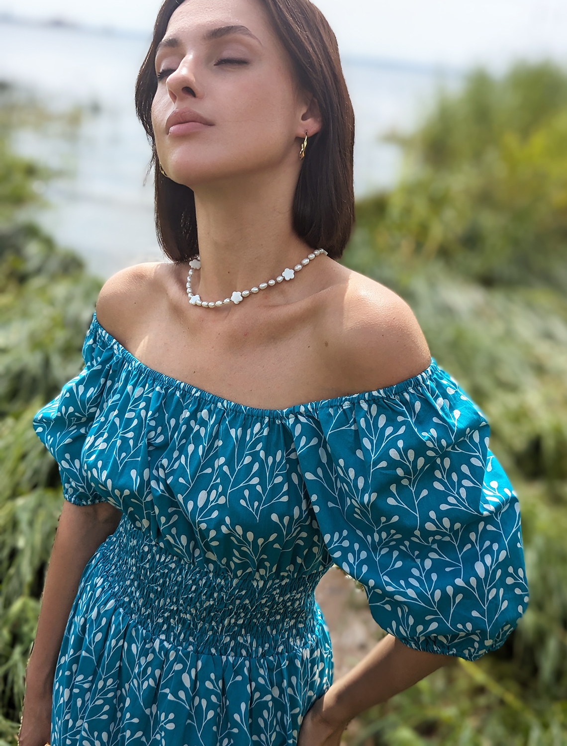 картинка Платье женское морская волна от магазина Одежда+