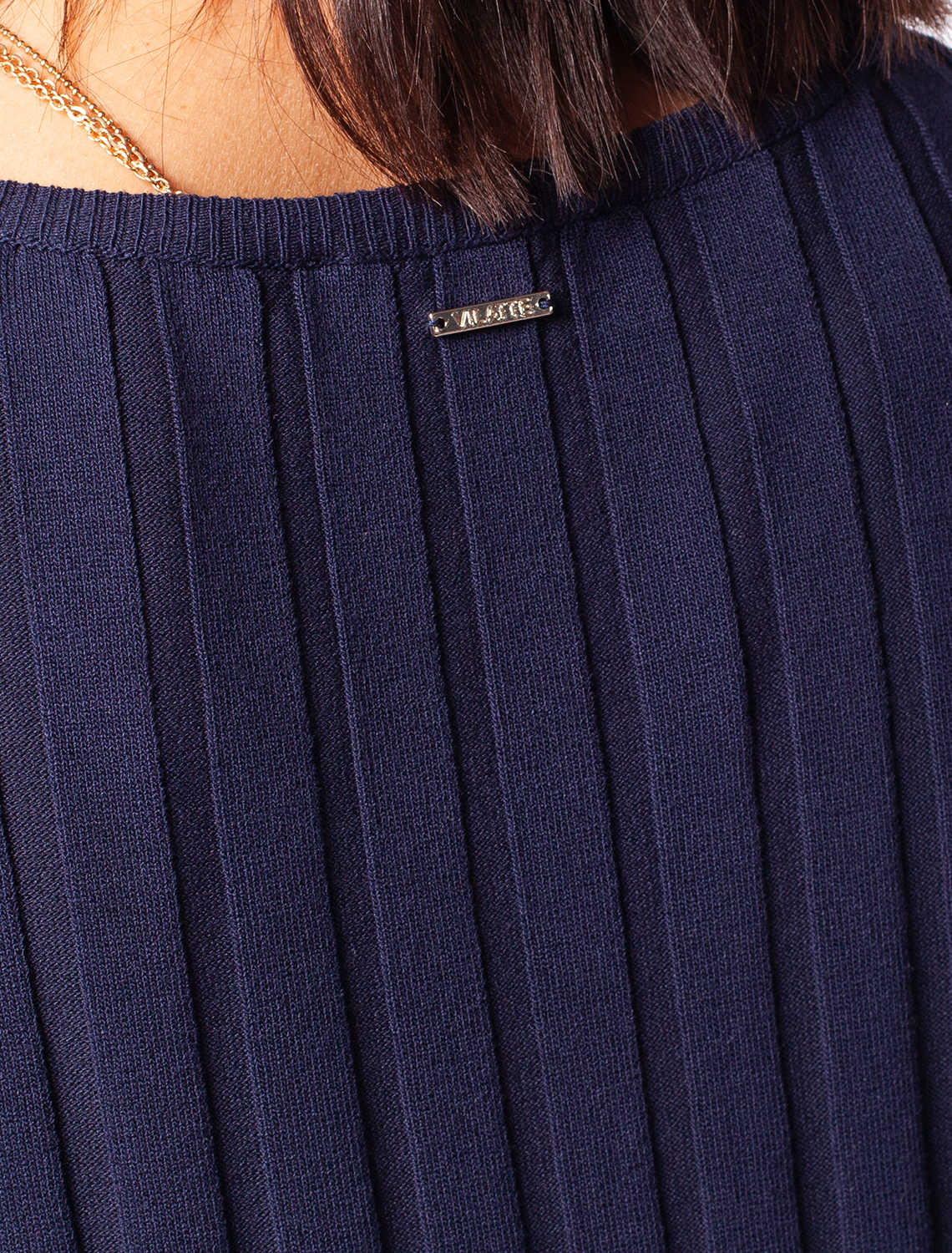 картинка Платье вязаное женское т.синий от магазина Одежда+